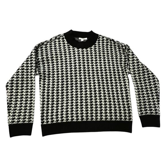 Threads 4 Thought LARGE Elexia Houndstooth Sweater - Pullover Crewneck Fluffy - Picture 8 of 12